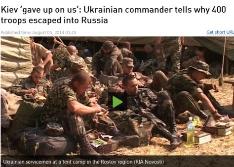400 ukrainian soldiers surrender